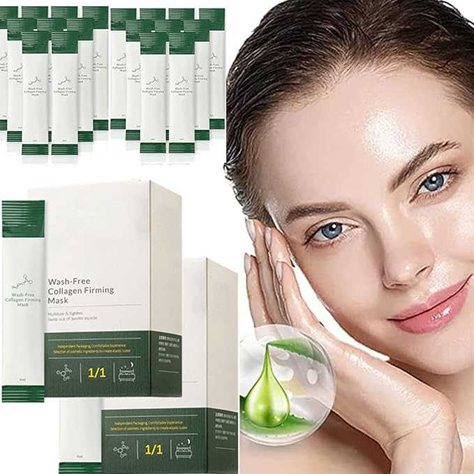 OUKPANE 40pc Korean Collagen Firming Mask, Collagen Firming Sleeping