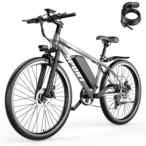 ASKGO Electric Bike Adults 26 quot product photo (Mountain E-Bikes) — ScooterReviewPro review