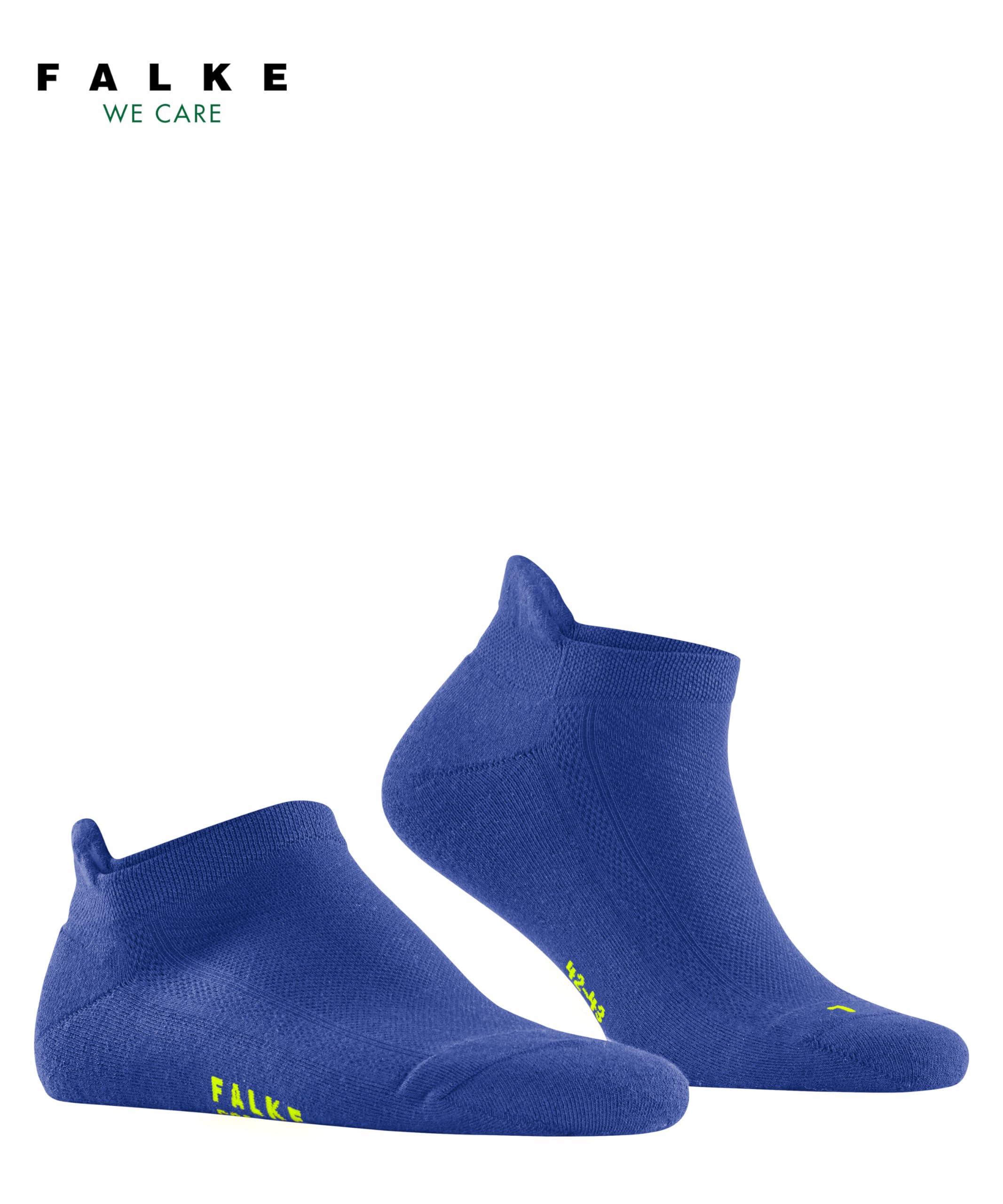 FALKE Cool Kick Sneaker U Sn Soft Breathable Quick Drying Low-Cut Plain Trainer Socks, Blue Imperial 6065, 5.5-7.5