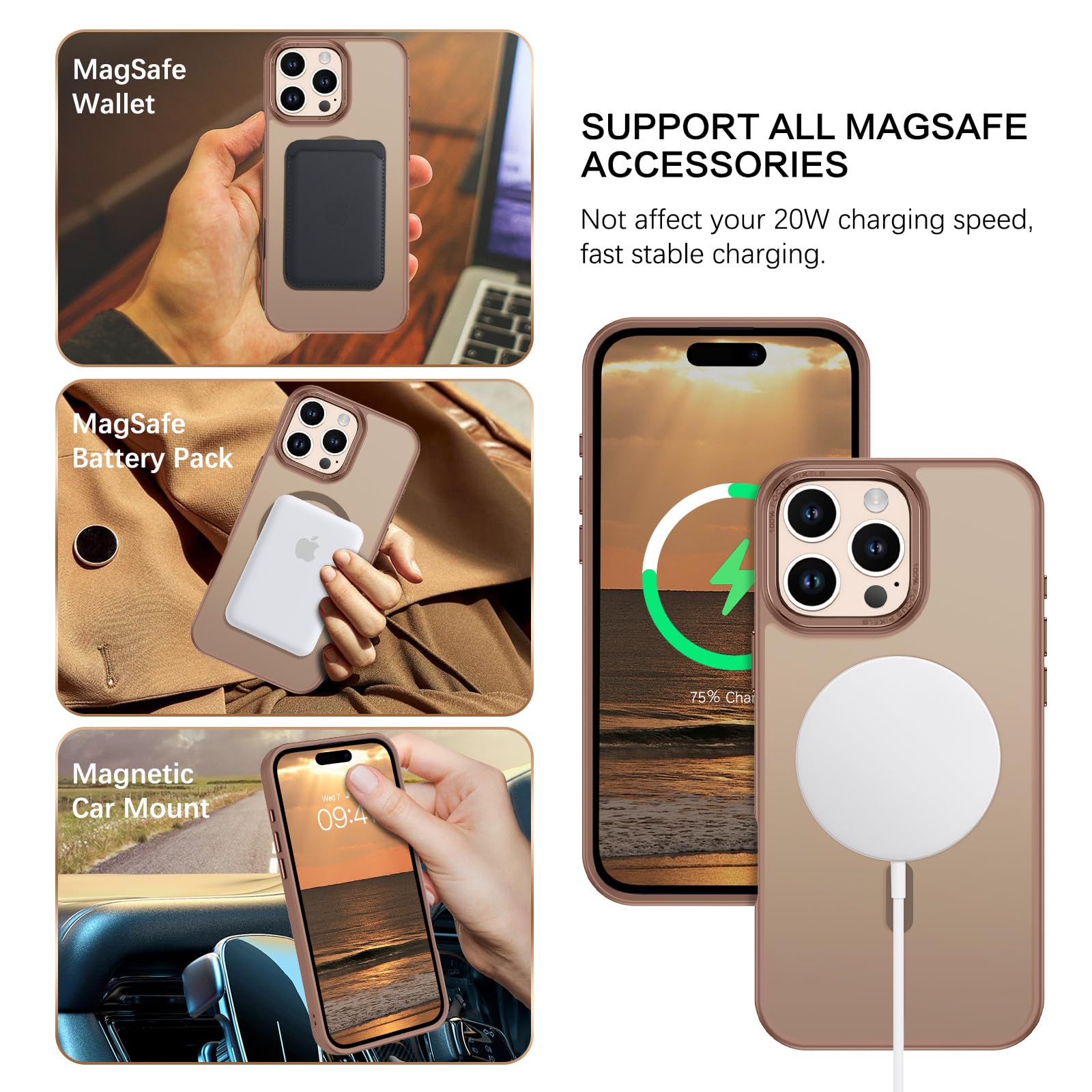 Coque De Protection Pour IPhone 16 Pro, Compatible Avec