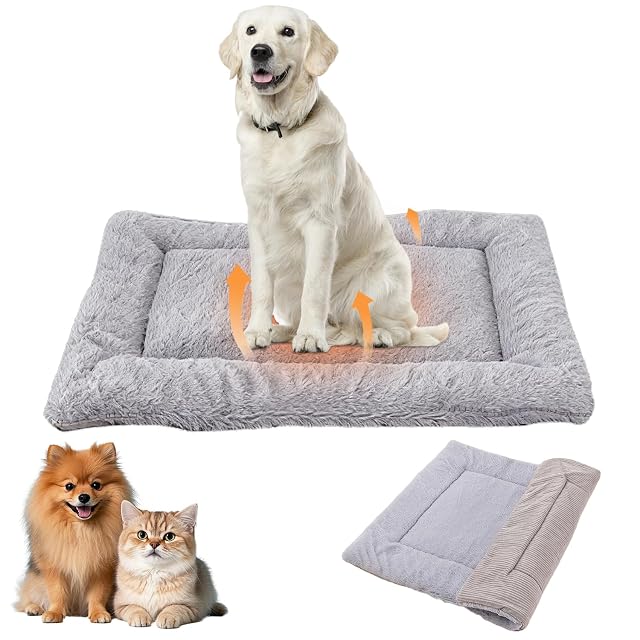 BUKLUKE Manta térmica para, Cama térmica para Gatos & Perros Lavable