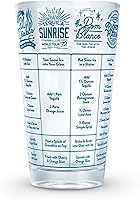 Vista 1 de Fred vaso medidor para cócteles y recetas, morado, Transparente