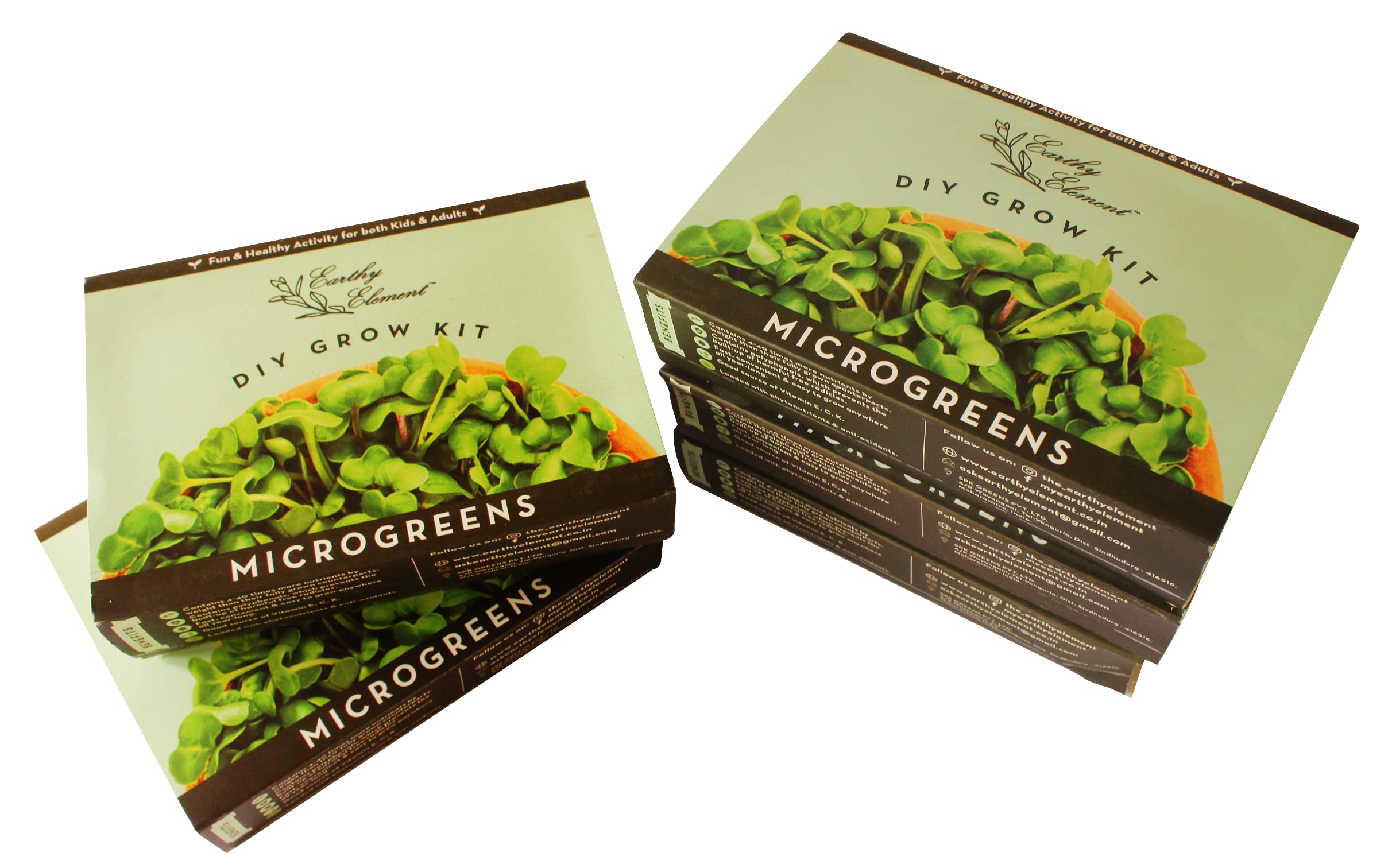 Earthy Element microgreens Grow Kits Microgreens DIY kit-image-47