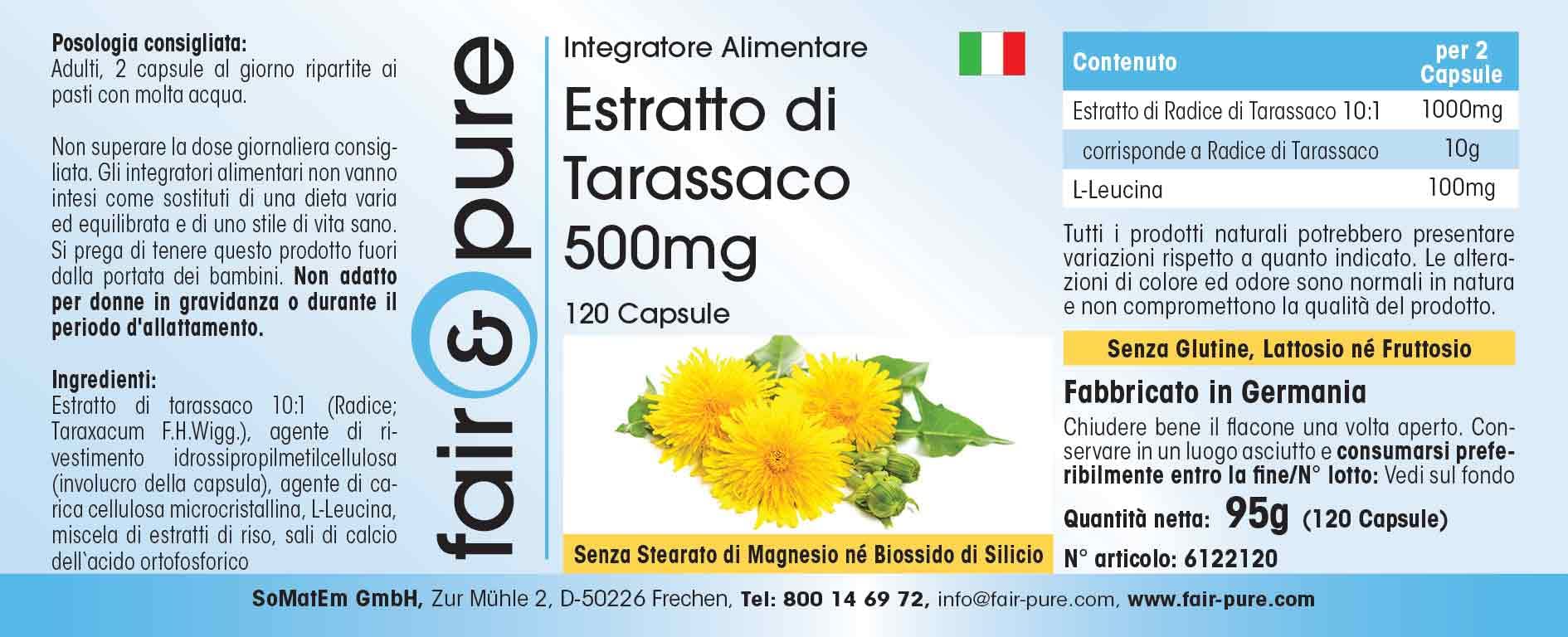 Capsules De Poudre De Racine De Pissenlit Bio 1500mg - 120 Pilules, Santé Du Foie