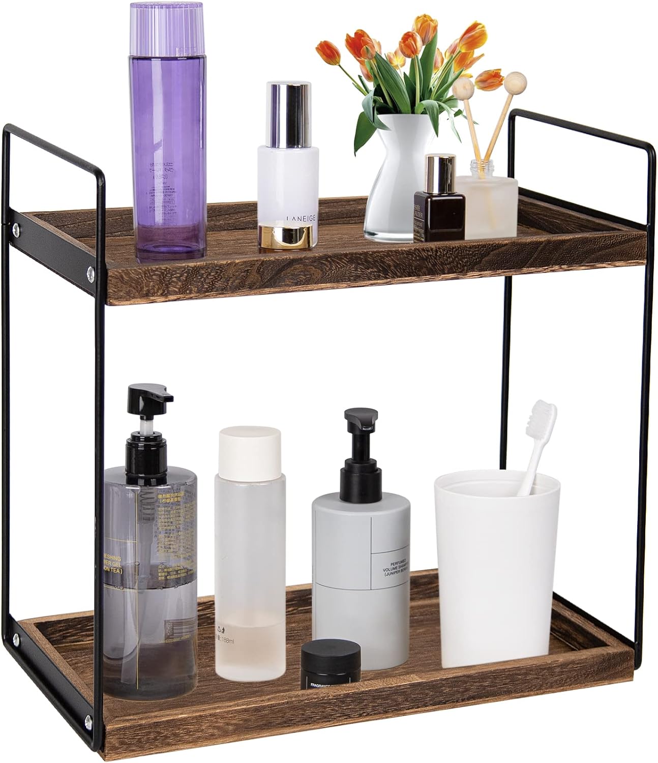 Amazon.com: HNRLOY Bathroom Countertop Tray,Cosmetic Tray,Cosmetic ...