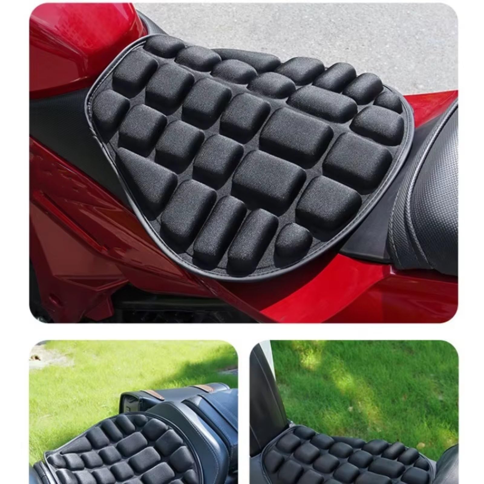 Housse Selle Coussin De Siège De Moto en Mousse, Doux, Confortable, Respirant, Housses De Siège EVA, Tapis, Accessoires De Vélo Électrique | Upgrade