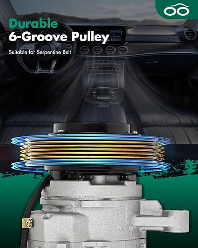 Vista 125 de SCITOO Compresor de CA apto para H-onda Prelude 2.2L 2001 para H-onda Civic para A-cura EL 1.7L 1997 1998 1999 2000 2001