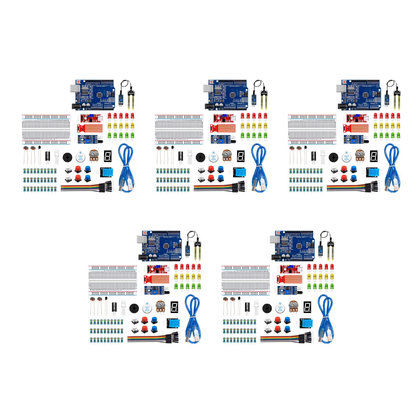 Jnchdghwa As Shown 5X Suitable For R3 Diy Kit Capacitor/Bridge/Breadboard Kit