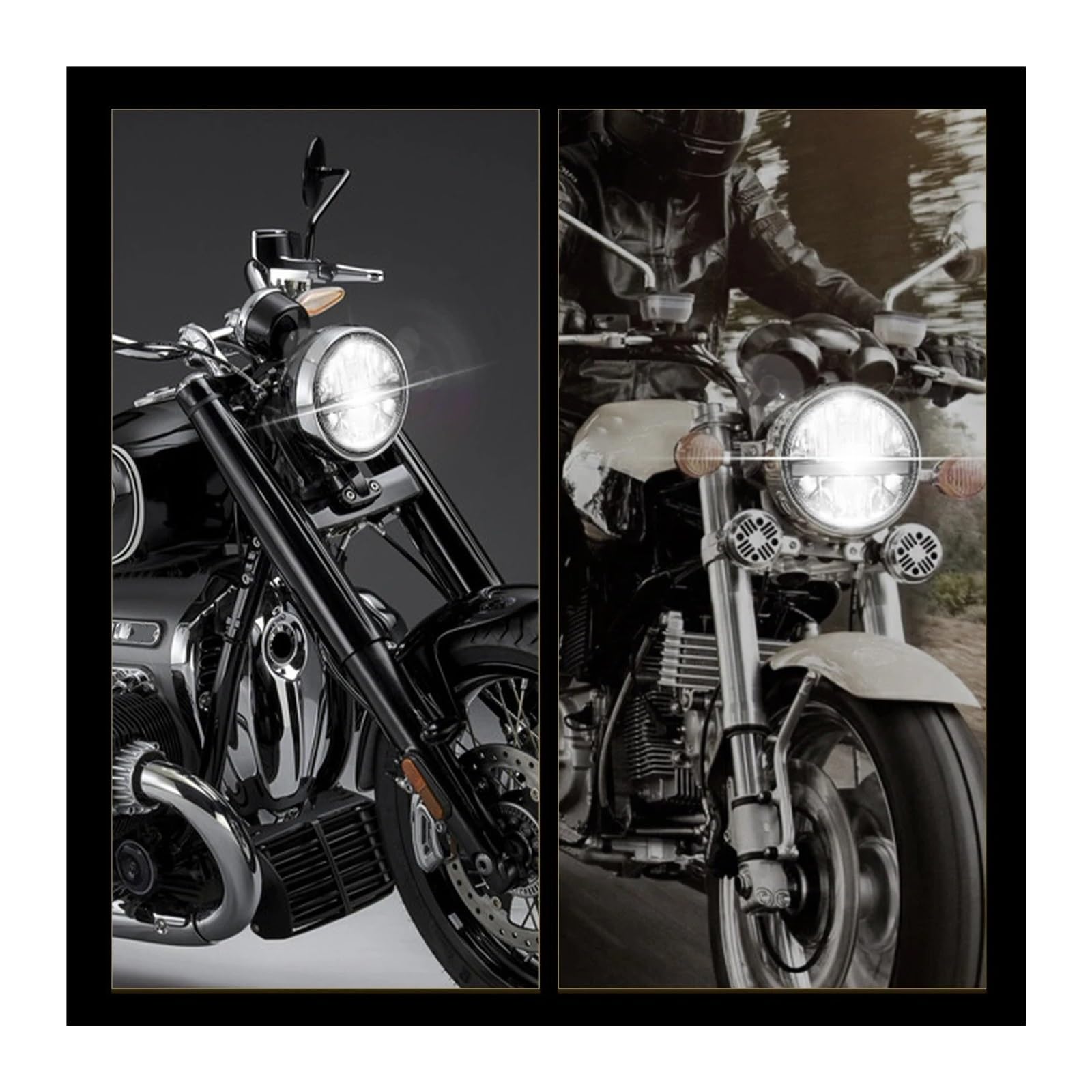 Fari anteriori per moto Per SUZUKI Per Jeep Per Wrangler Per Ford Faro LED Rotondo Da 7 Pollici Per Moto E Fuoristrada(2 pcs J0036)