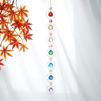 Crystal Suncatcher Hanging Crystals for Windows Garden Sun Catcher Rainbow Prism Ball Suncatchers Handmade Light Catcher