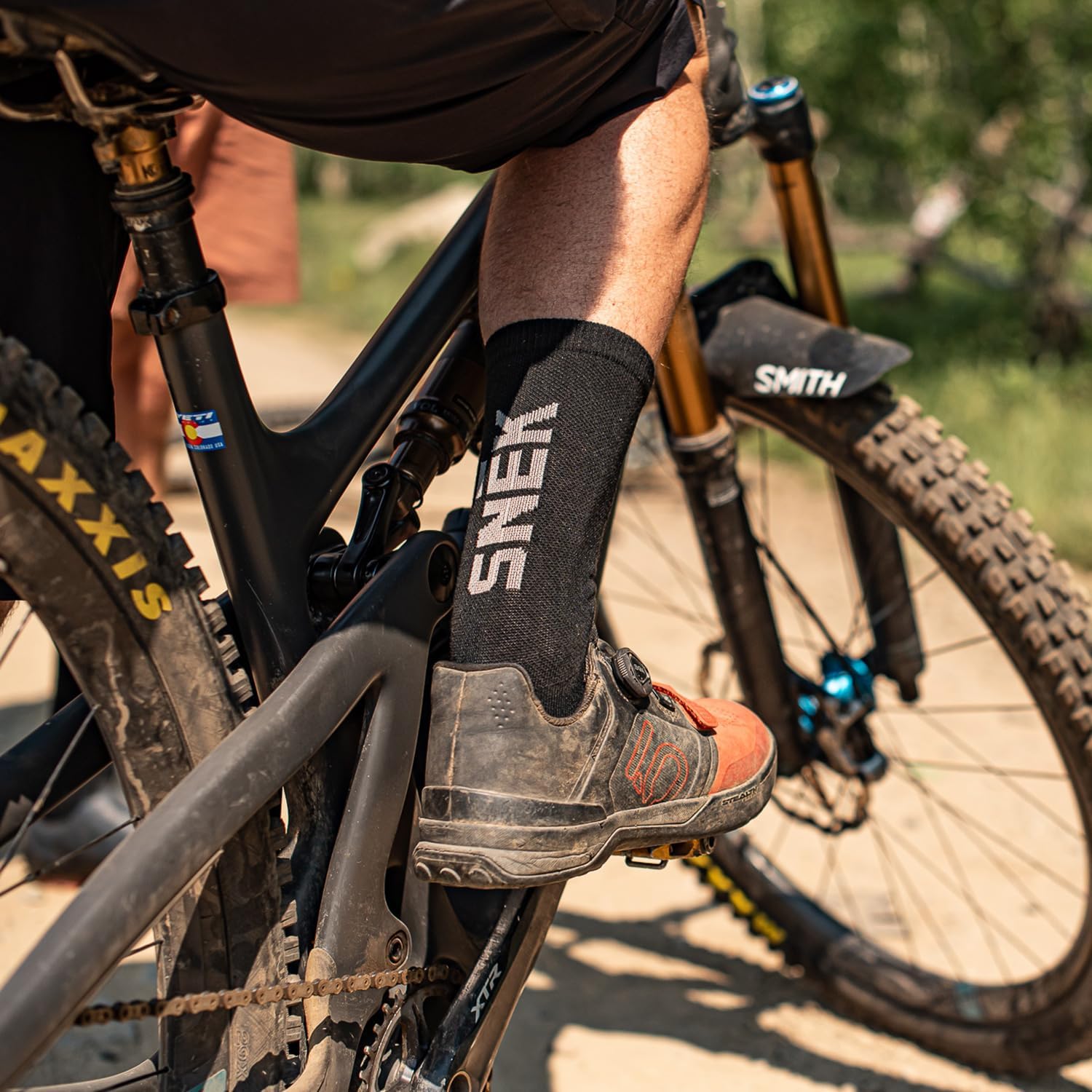 SNEK Dry Creek 7" Cuff Athletic Socks | Moisture-Wicking, Breathable, Odor-Resistant Cycling & Hiking Socks