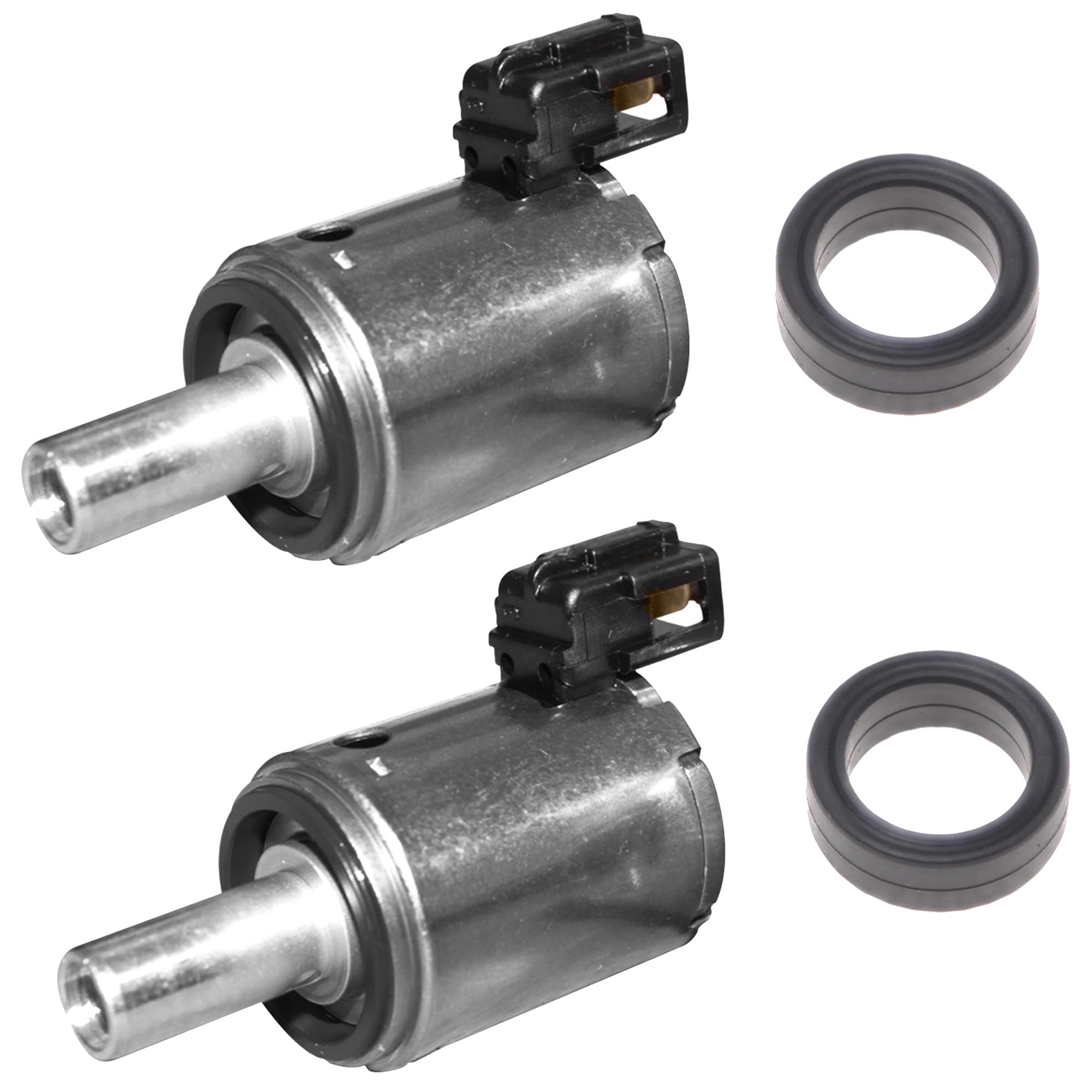 Partsline 2 Électrovannes de Boite de Vitesse Automatique (AL4, AT8) avec 2 Joints compatible avec C3, C4, C5, Xsara, 206, 207, 208, 306, 307, 308, 406, 407, 807, Clio, Kangoo, Mégane - 1607991280