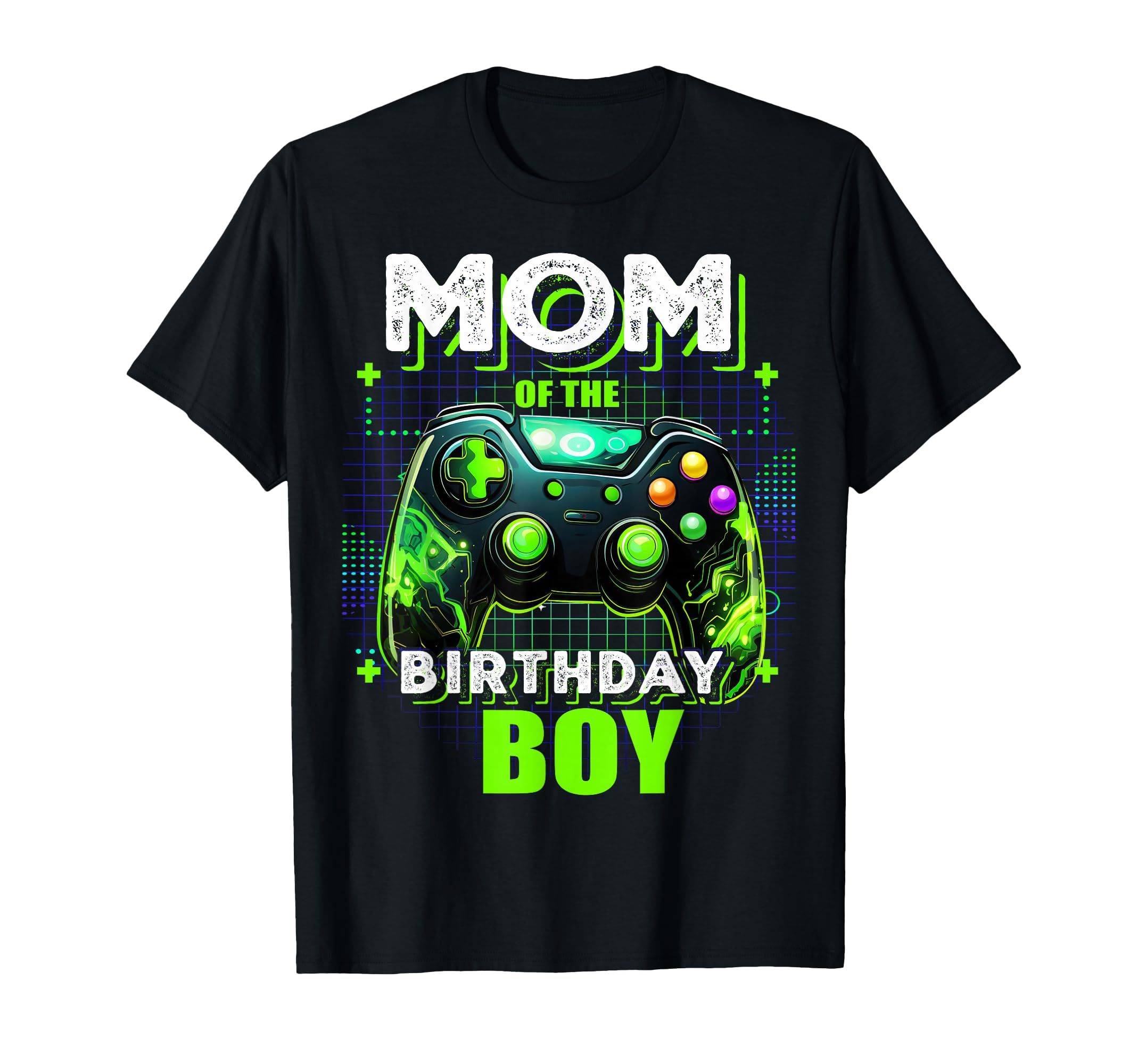 Mom of The Birthday Boy Matching Video Game Birthday Party T-Shirt