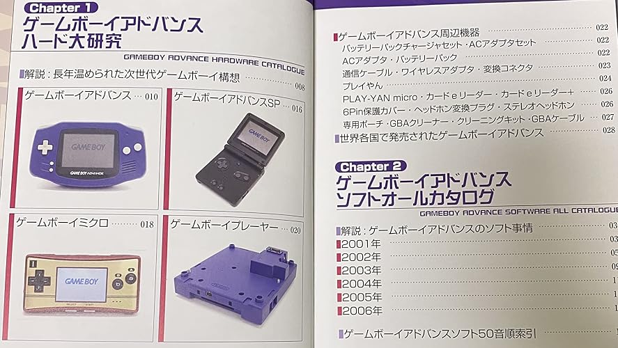 ゲームボーイアドバンスパーフェクトカタログ