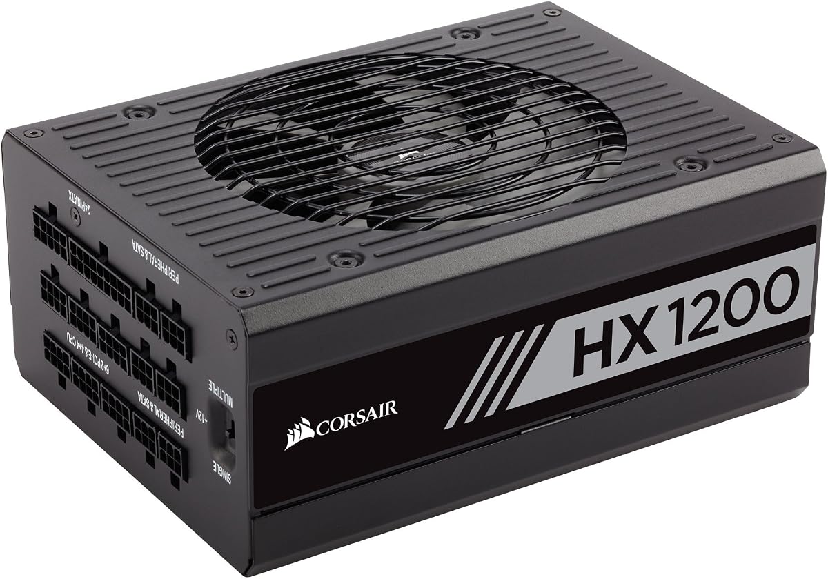 HX Series, HX1200, 1200 Watt, Fully Modular Power Supply, 80+ Platinum Certified, Model Number: CP-9020140-NA