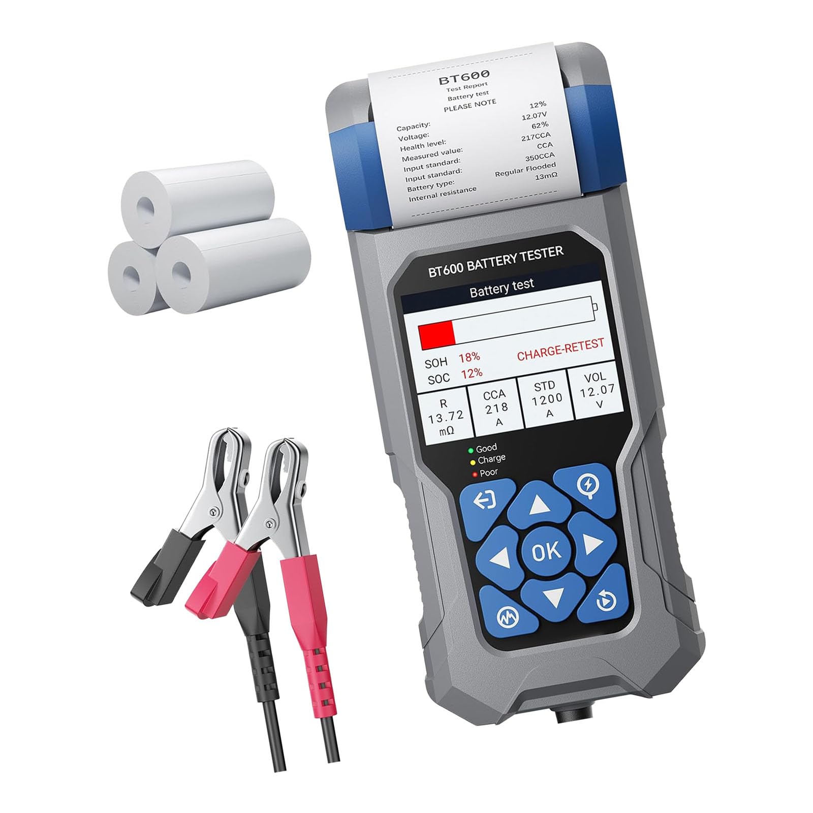 VDIAGTOOL BT600 VDIAGTOOL - Controllo del carico della batteria con