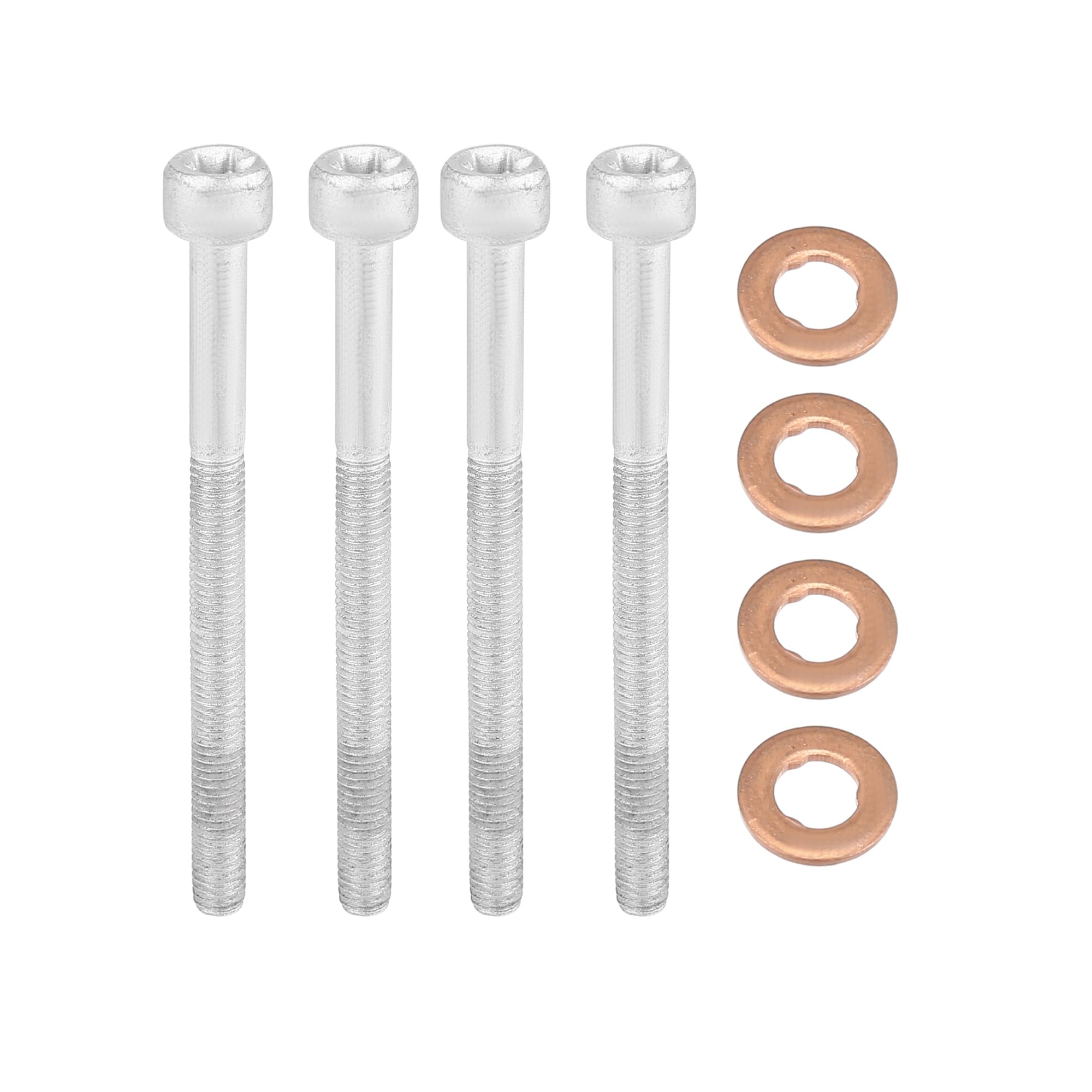 X AUTOHAUX Injector Bolt and Washer Seal Kit A0009902907 for Mercedes-Benz G-Class 1996-2017 for Mercedes-Benz GLK-Class 2008-2015