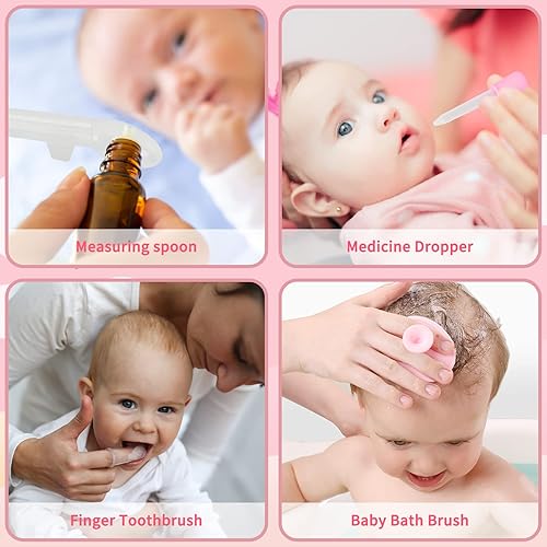 Miniatura 4 de Kit de cuidado y cuidado de la salud del bebé cortaúñas de bebé con luz para recién nacidos niños y niños pequeños dedos de los pies y dedos de los