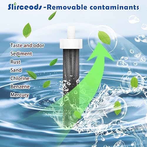 Miniatura 4 de Slirceods Botella de agua con filtro botella de agua filtrada prémium de 26 onzas botella de filtro de agua portátil botella de filtro de agua para