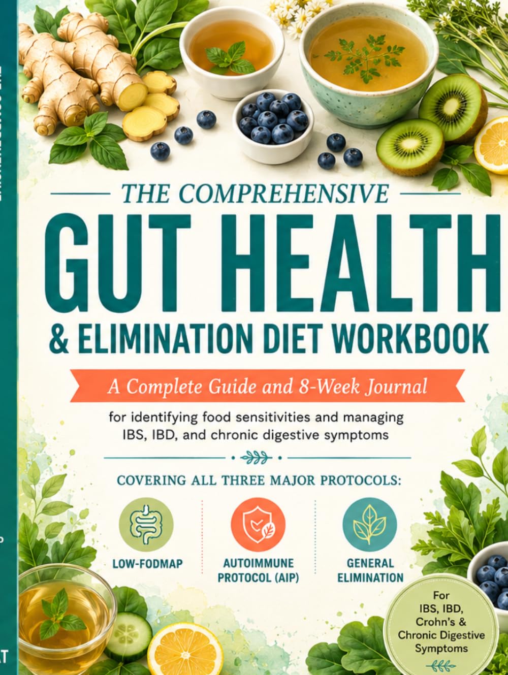 The Comprehensive Gut Health & Elimination Diet Workbook: A Complete Guide and 8-Week Journal for IBS, IBD, FODMAP & Autoimmune Protocol Tracking