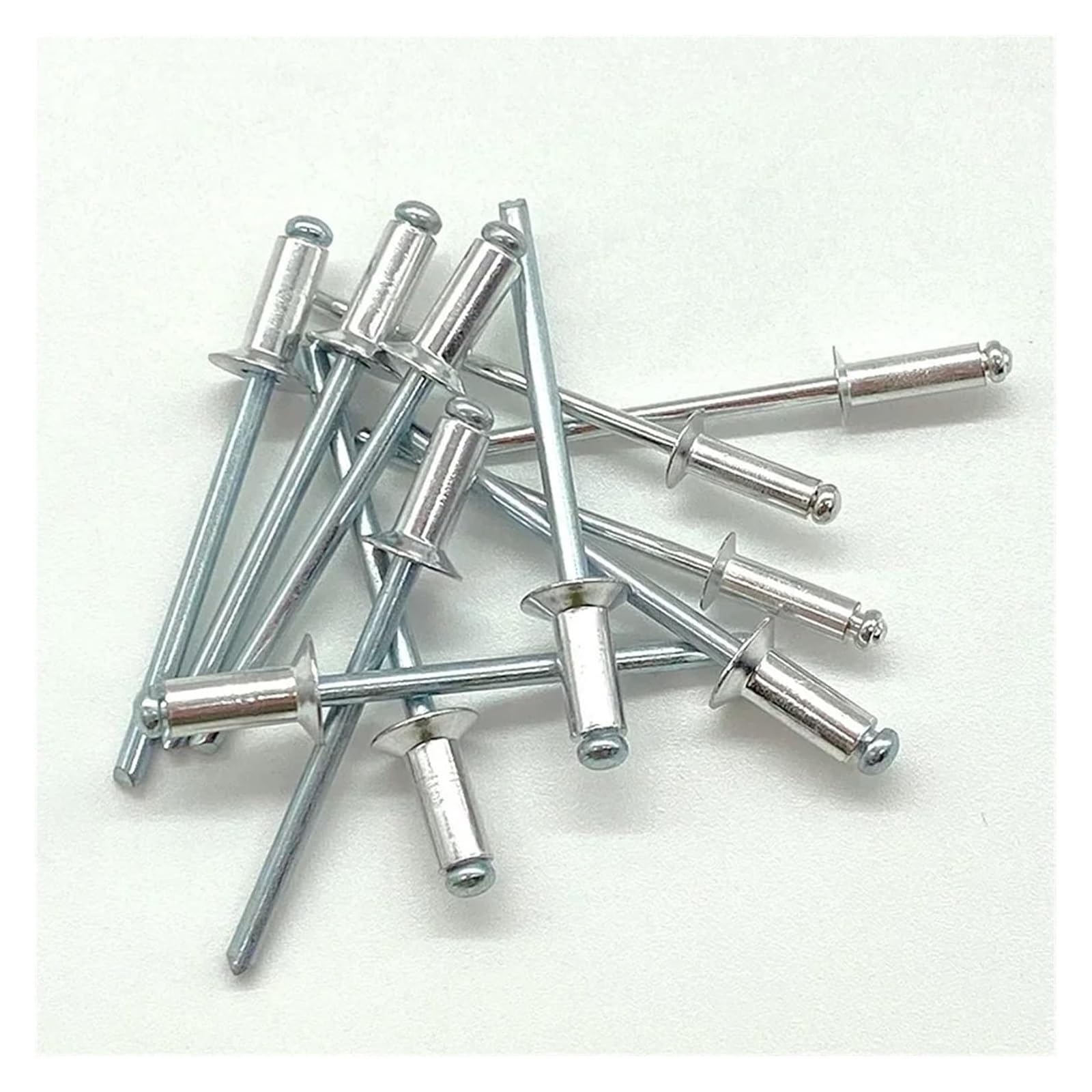 Remaches Remaches Ciegos de aleación de Aluminio, Cabeza avellanada Plana, M2.4, M3.2, M4 y M5, 50/30/20 Unidades(25mm,M5(20pcs))