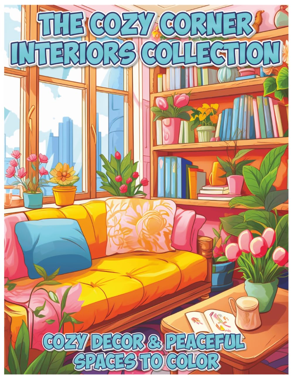 The Cozy Corner Interior Collection: Cozy Decor & Peaceful Spaces to Color