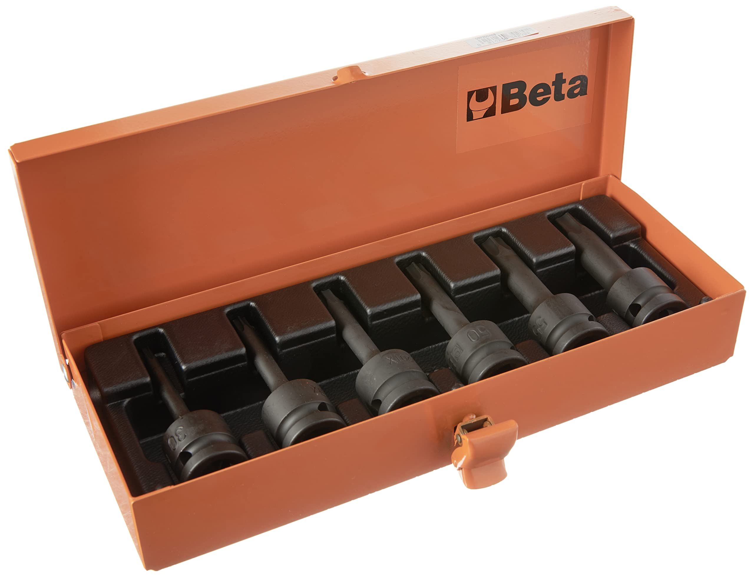 Beta 7200483 Impact Socket Driver for Torx Head Screws, 1/2 Drive, 6mm Size