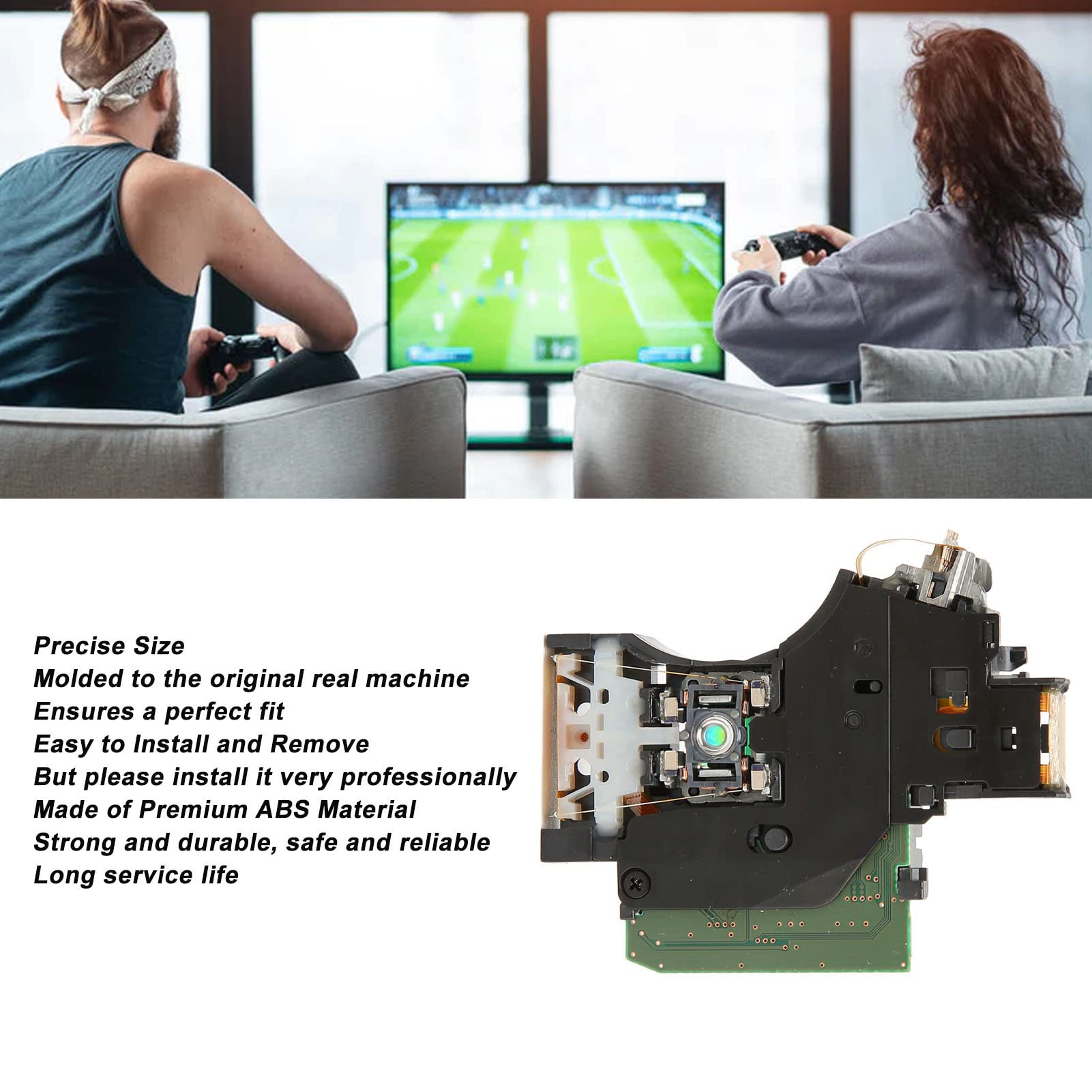 Sxhlseller Lente per PS5 Kes 497, Sostituzione unità Ottica per Console di Gioco 5, Lente Singola Parte di Riparazione Professionale, Compatta e Portatile