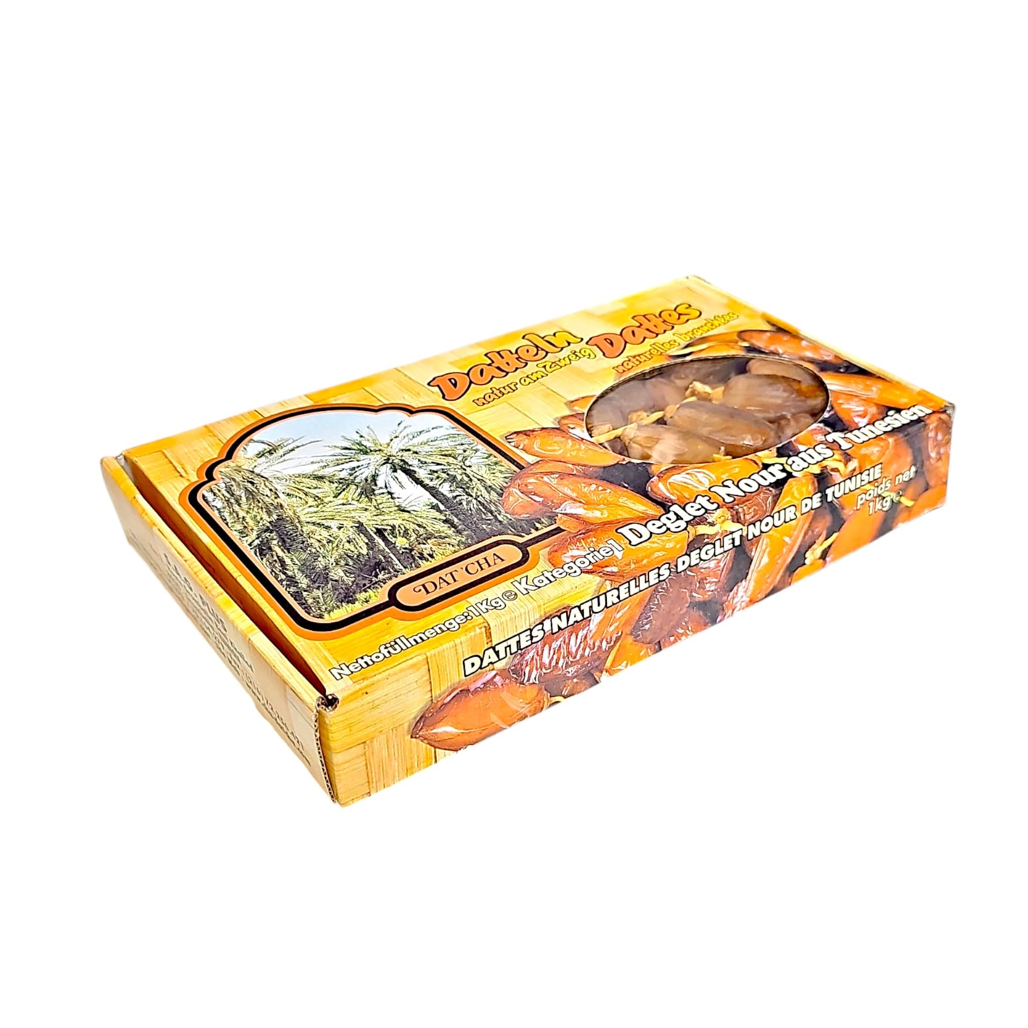 Deglet Nour Datteln aus Tunesien 12x 1kg Premium-Qualität Natürlich Süß Saftig Ohne Zusatzstoffe Vegan Glutenfrei
