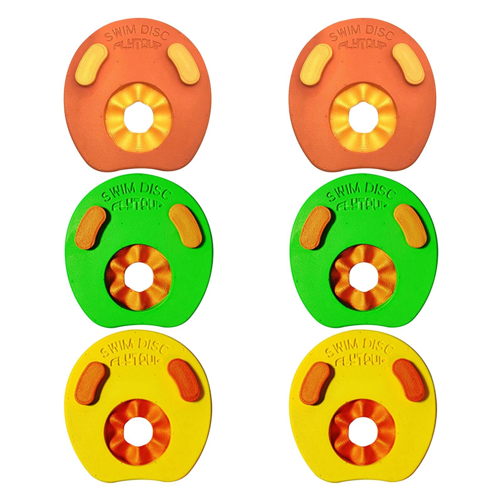6 Pcs Disque Natation Enfant, Disque Flottant, Pas De Gonflage