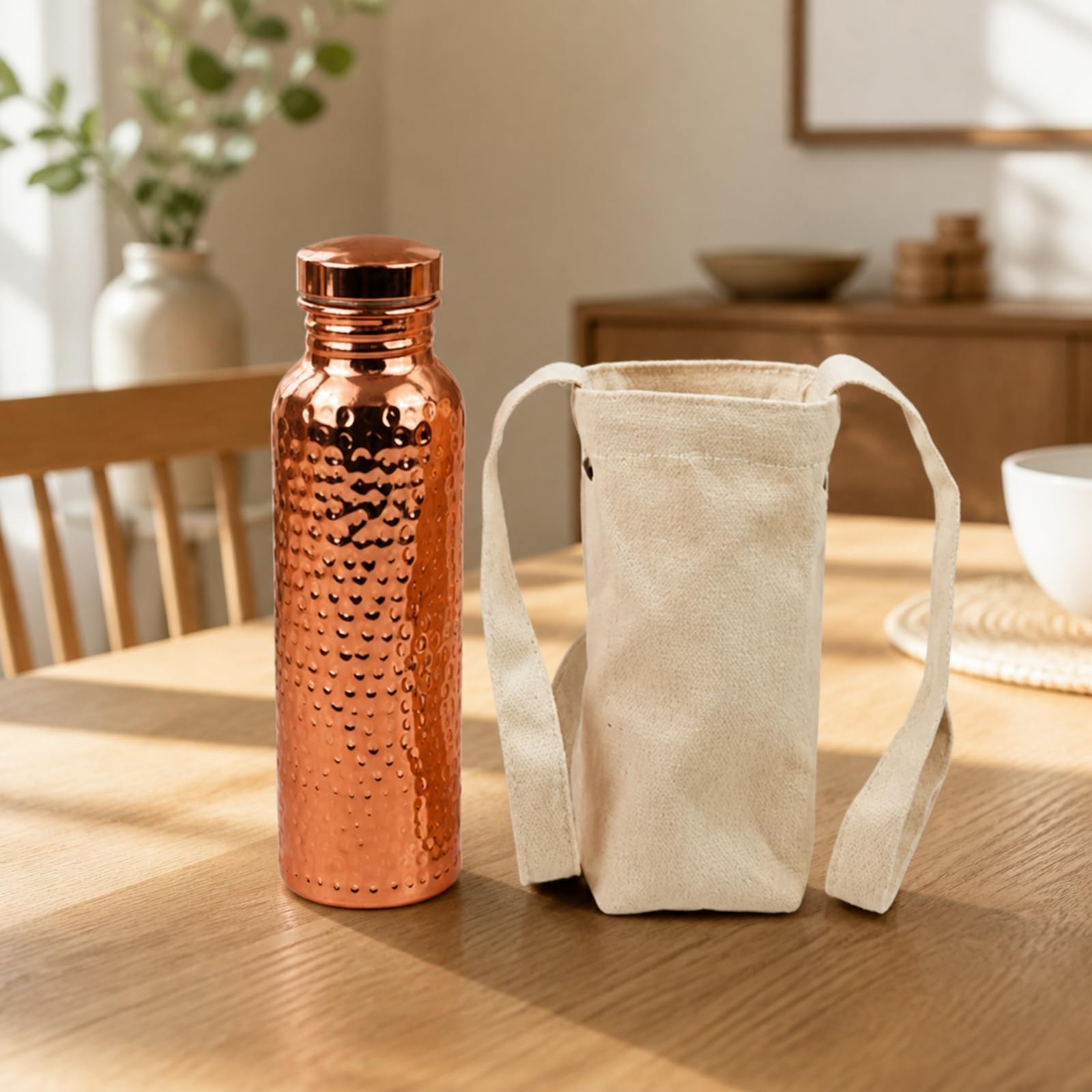 predolo Botella Acero Inoxidable Sellado |, Botella Agua con Funda, Resistente, para Viajes, Oficina