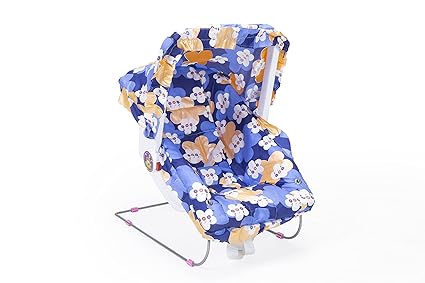 BABYBLESSING 10-1 Multipurpose Baby Carry Cot Bouncer | Feeding Chair | Rocker | Bottle Holder & Baby Swing | Bath TUB | Durable | Safe | with Proper Safety Locks | Blue