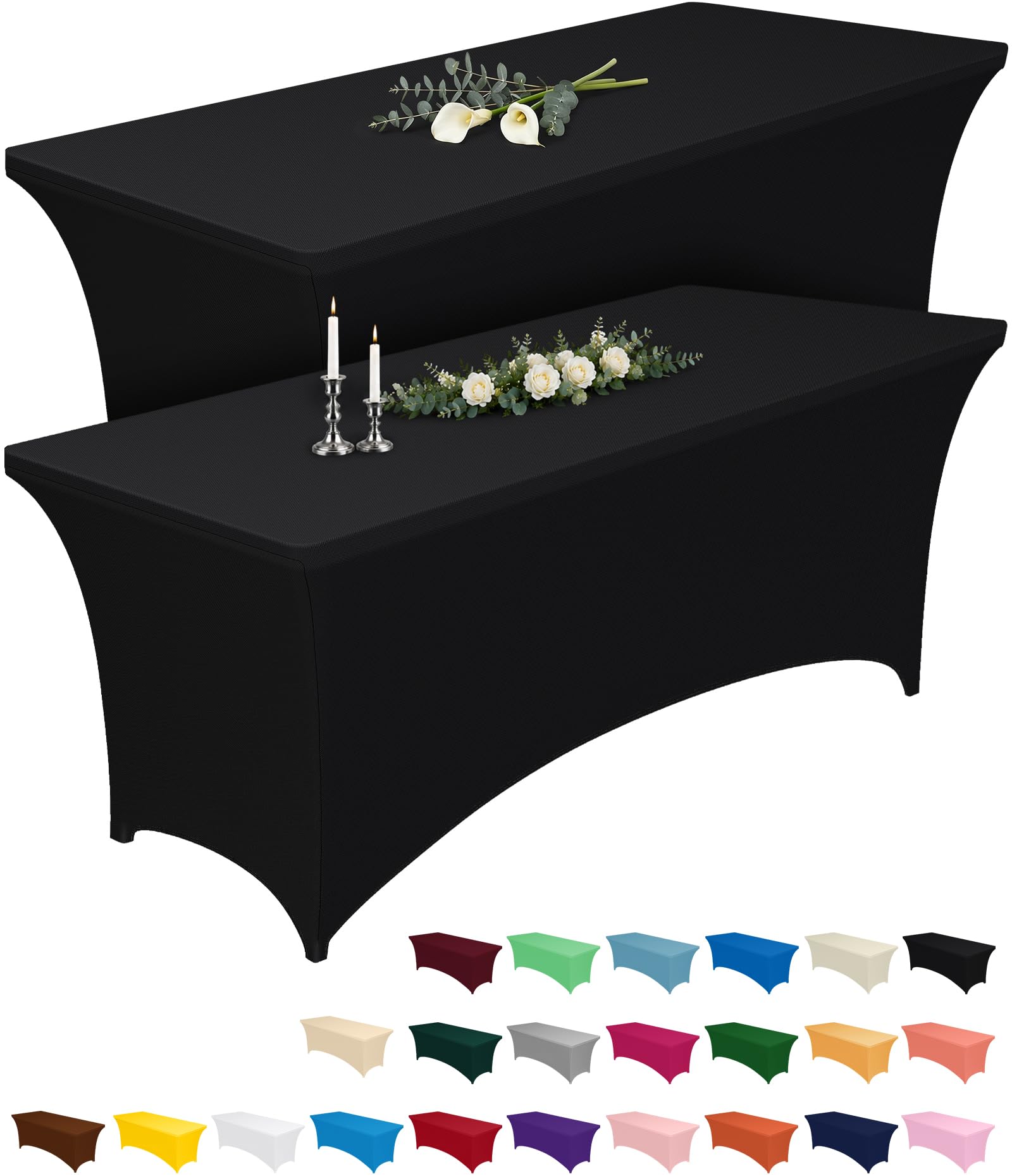 Pureegg Spandex Tablecloth 6ft - tablecloths | Mubboo