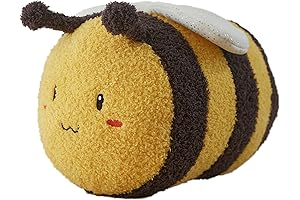 13.9 Inch Fuzzy Bumblebee Stuffed Animal for Kids Lovers