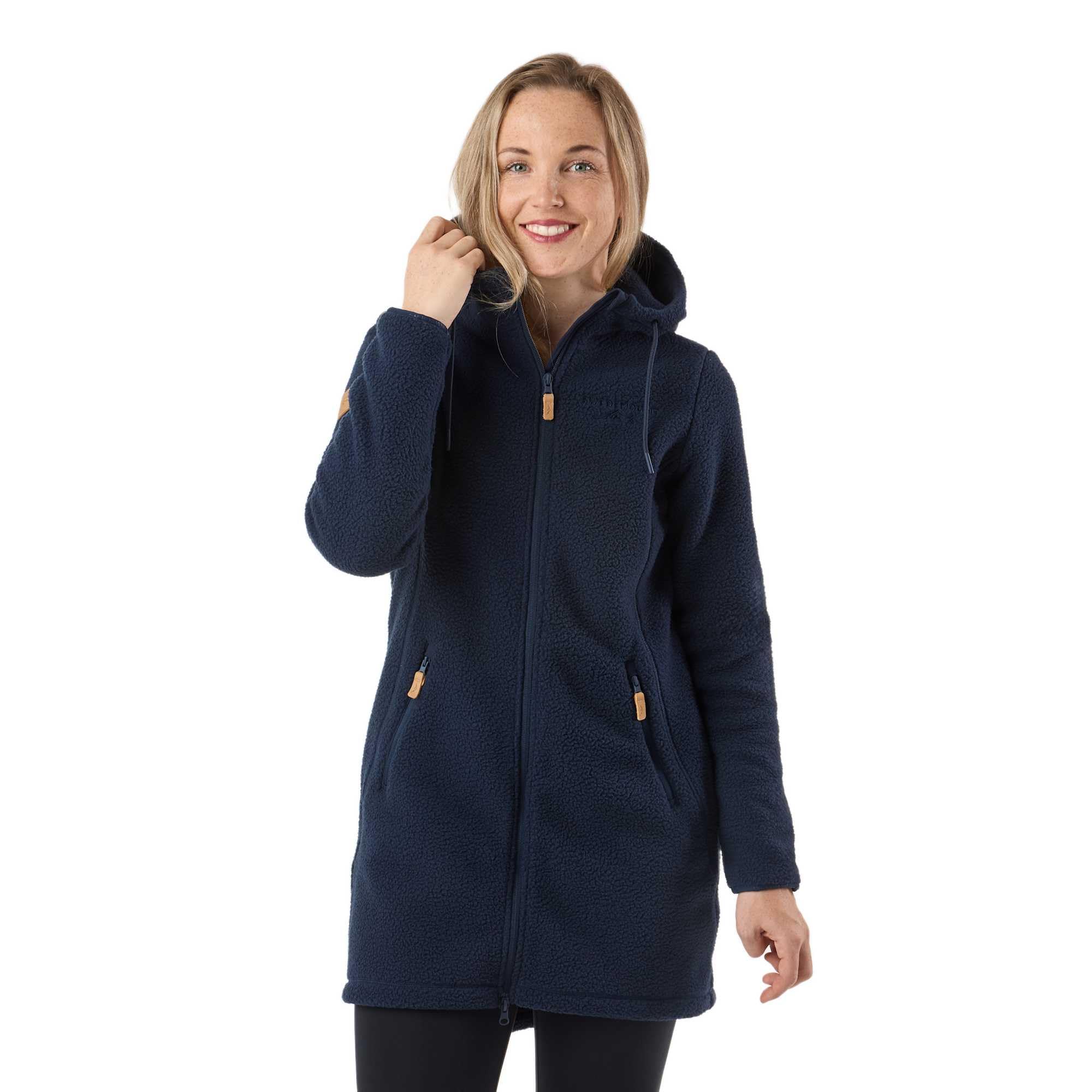 Swedemount Nordkap Damen Pile-Mantel Warmer und dehnbarer Fleece-Mantel