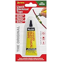 Vista 9 de STAR BRITE Cinta aislante líquida con tapa aplicadora de cepillo - Adhesión superior y protección flexible para cables deshilachados, terminales