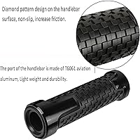 Vista 5 de Empuñaduras de moto para Y-AMAHA XS650SE 1979 1980 1981 1999 2019 2021 XS 650SE 0.866 in motocicleta CNC manillar empuñaduras