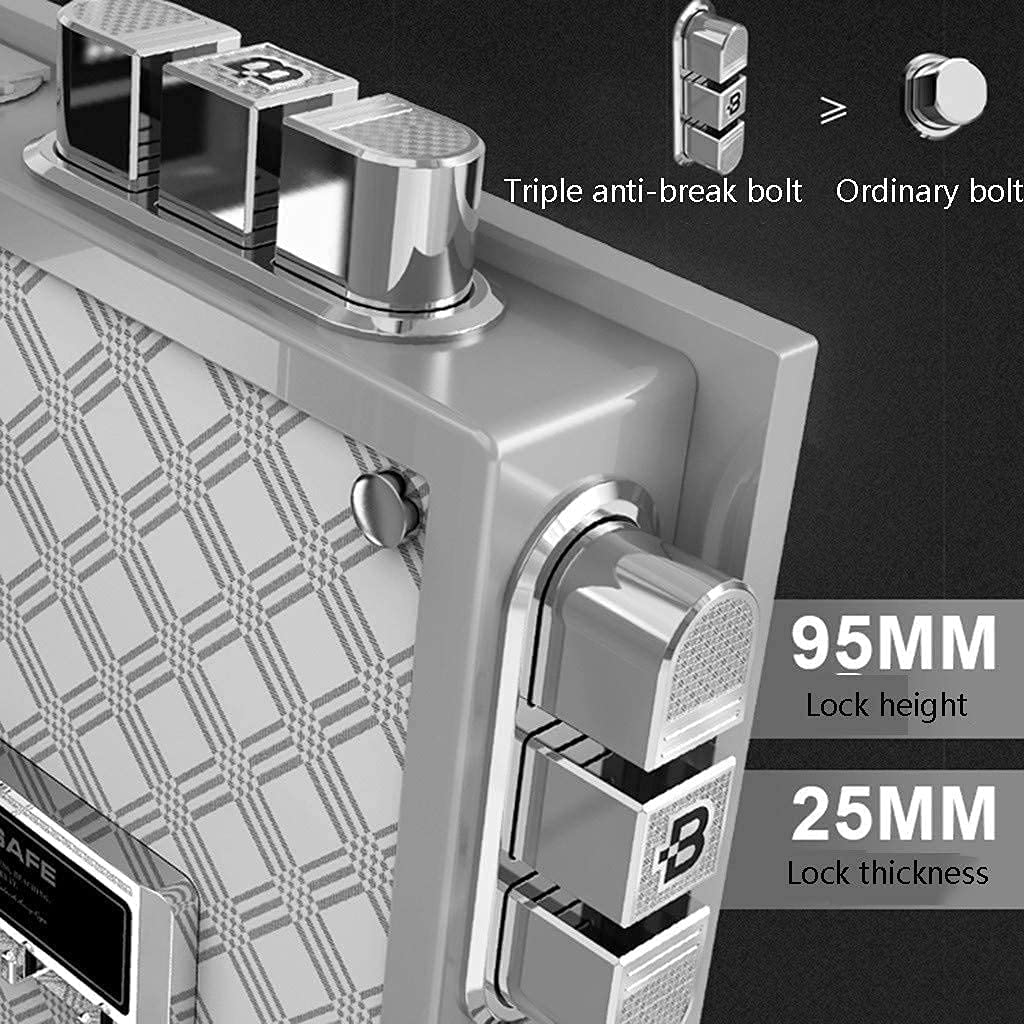 Caja Fuerte Digital de Acero e ignífuga para Dinero, joyería, Seguridad para Documentos, Caja Fuerte para el hogar (