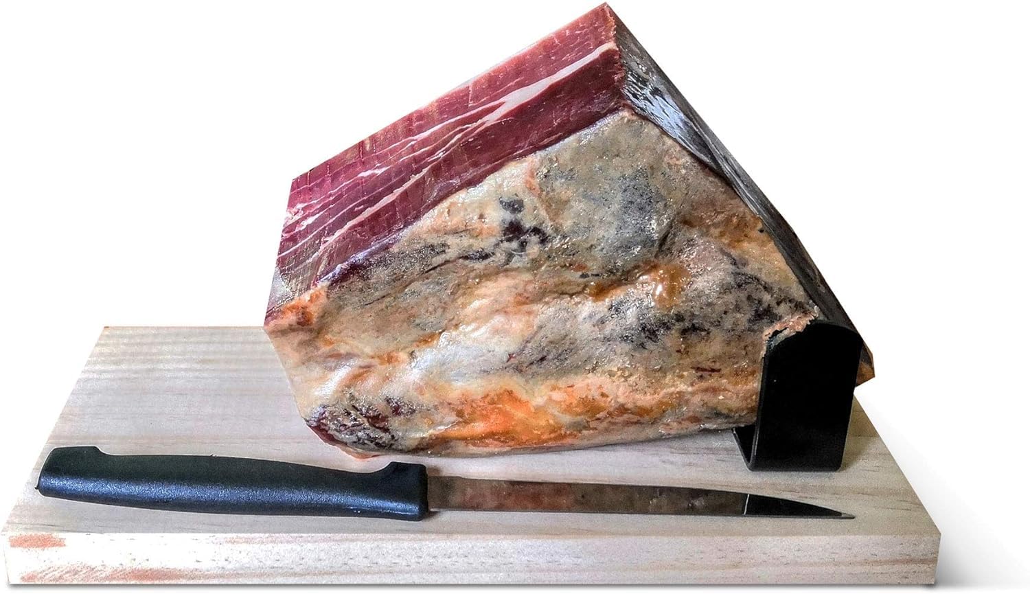 Jamon Serrano Spanischer Schinken Mini Set ohne Knochen | 1,2 kg Schinken Serrano Gran Reserva | 100% natürlich – keine Zusatzstoffe oder Konservierungsmittel | Preisgekrönter Produzent