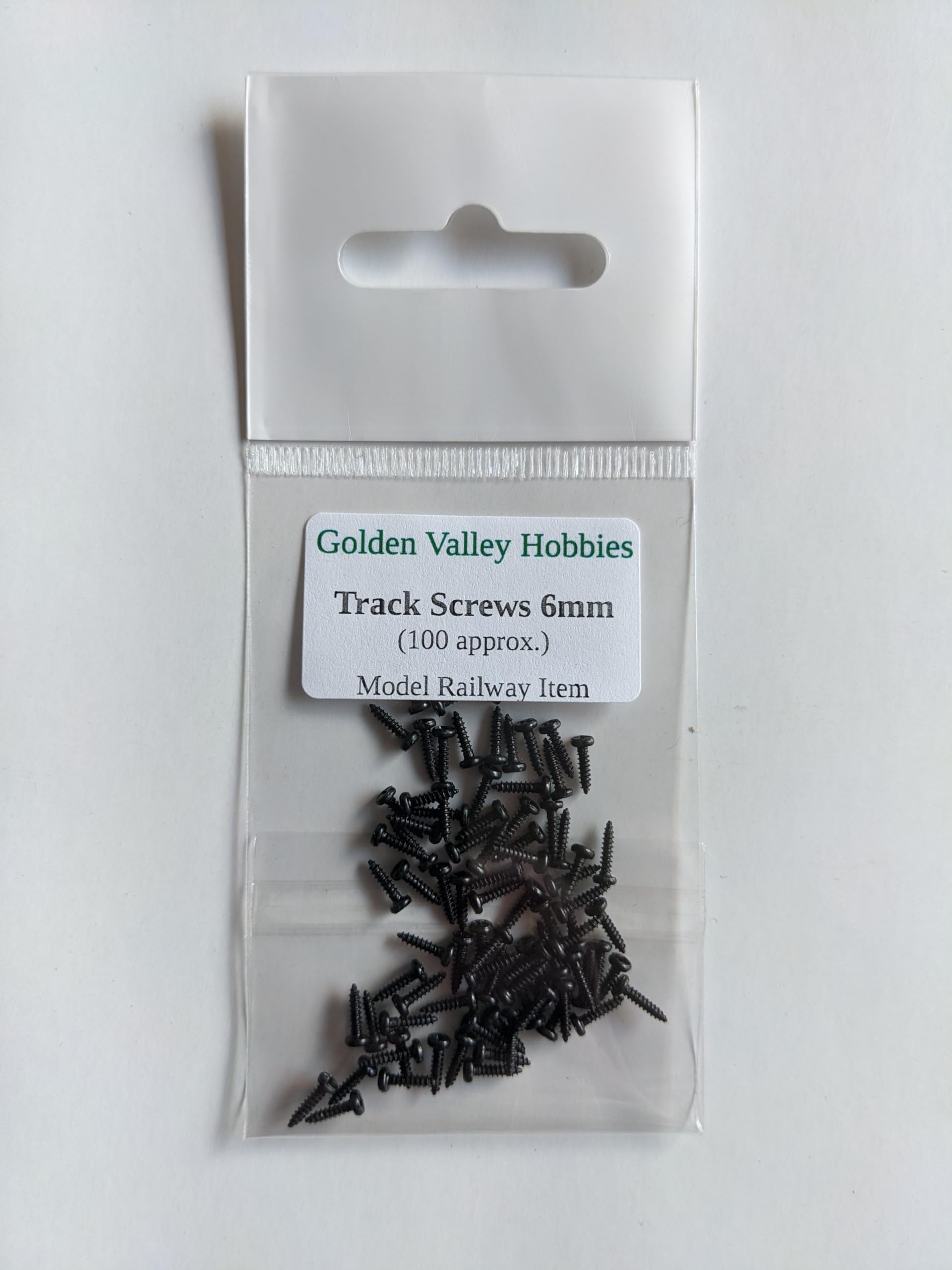 Golden Valley Hobbies GVSCREWS6 Track Screws 6mm Long (x100)