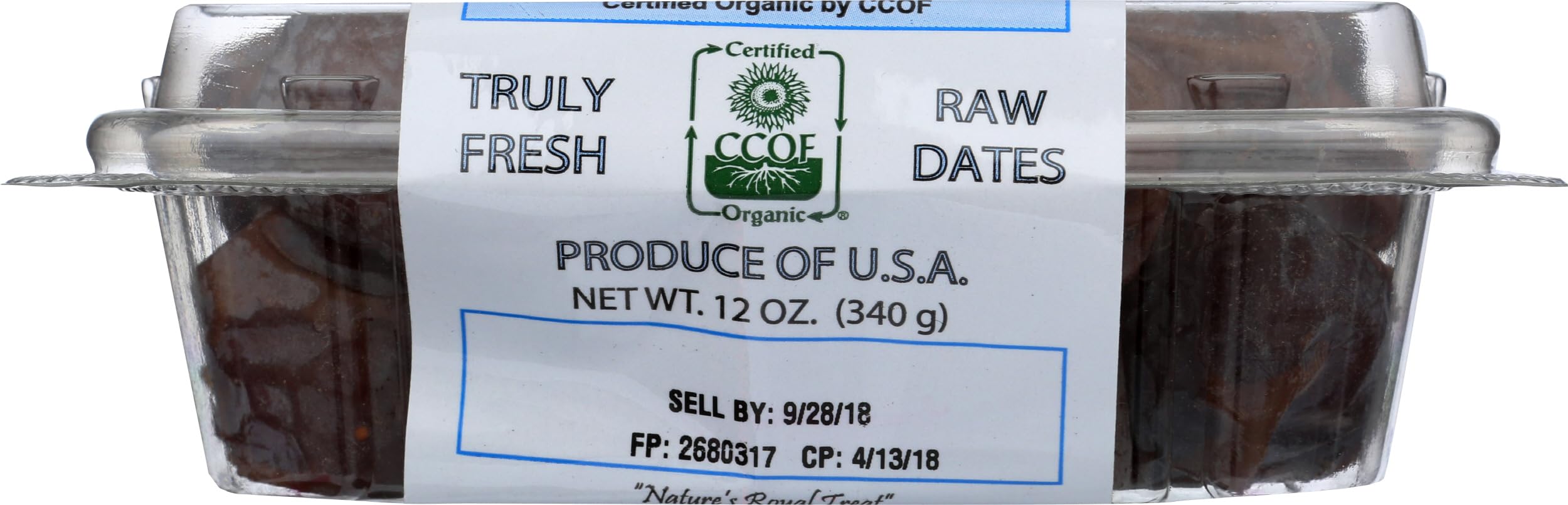 DEL REAL Organic Del Real Medjool Dates, 12 OZ