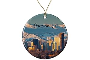 HTDesigns Denver Colorado Ornament: A Festive Keepsake for Your Holiday Tree