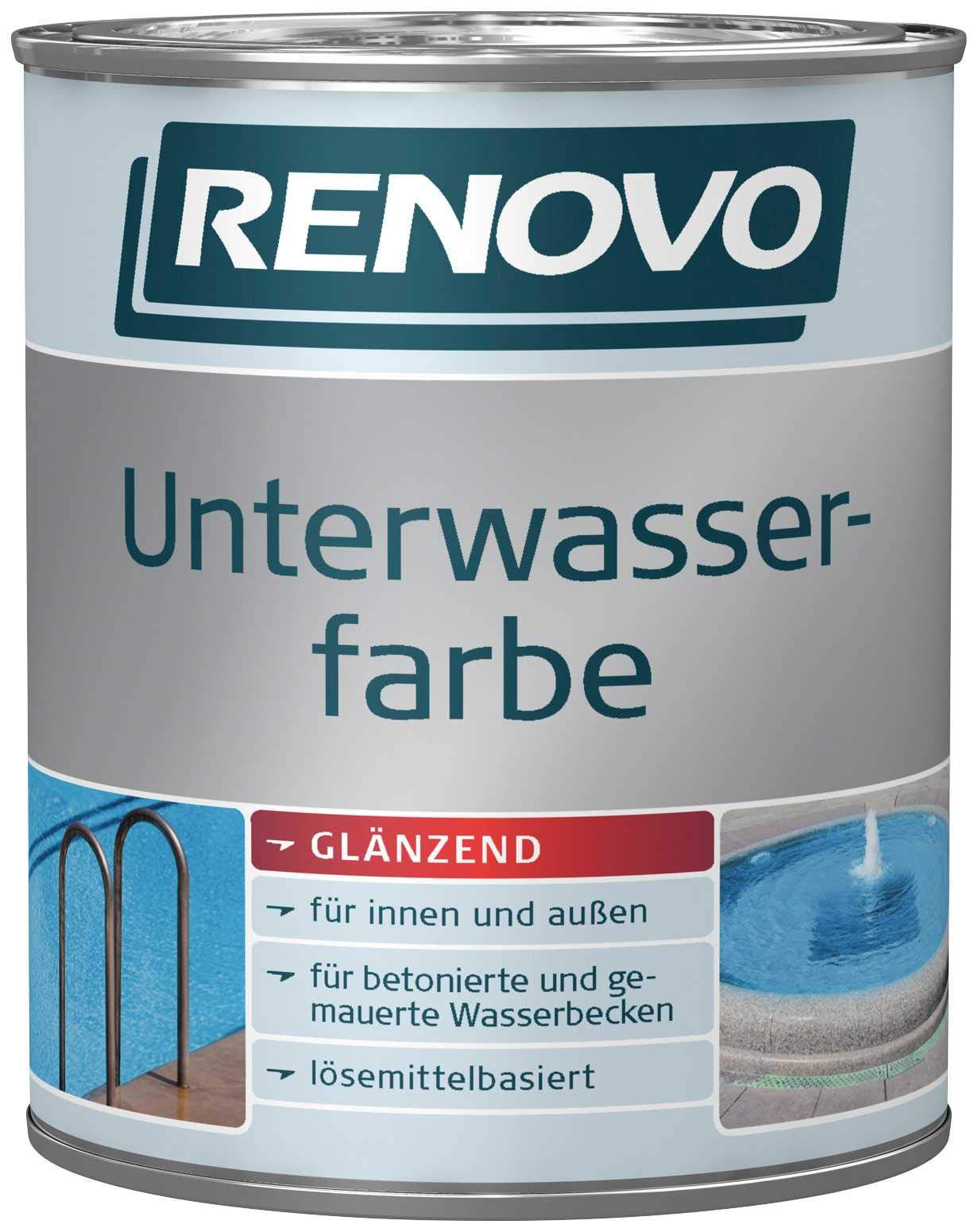 2,5Liter Schwimmbadfarbe lidoblau Unterwasserfarbe Schwimmbeckenfarbe Poolfarbe
