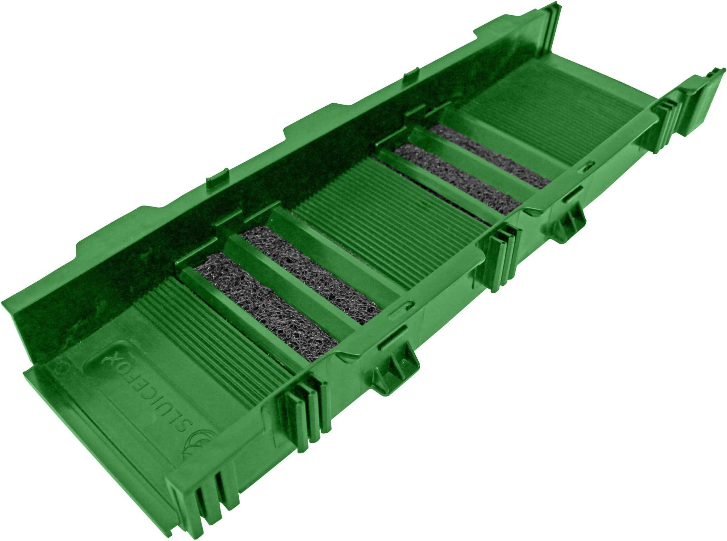 From the Complete Selection of Sluice Fox Modular Sluice Box Parts, Add-Ons, and Accessories for Gold Panning Kits – Upgrade Your Sluice Box for Optimal Performance Sluice Box Only (Green)
