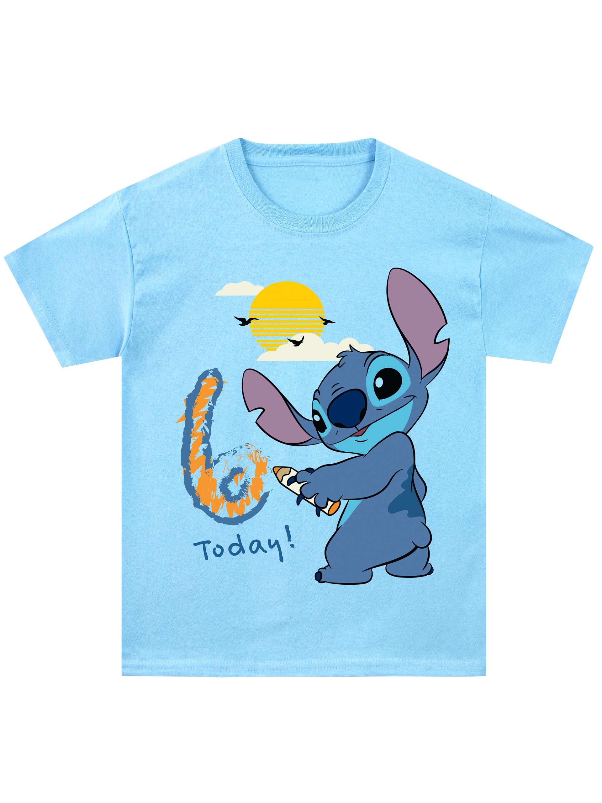 Camiseta Lila Niña Camiseta Lilo Y Stitch 8º Cumpleaños Producto
