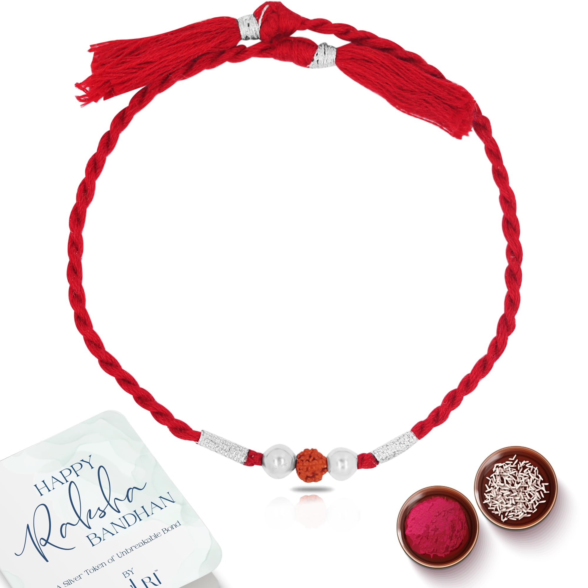 See full amazon price history chart for Laxmi Jewellers Unisex-Adult Pure 925 Silver Ball Rudraksha Rakhi For Brother On Rakshabandhan With Roli & Chawal Laxmi Jewellers Unisex-Adult Pure 925 Silver Ball Rudraksha Rakhi For Brother On Rakshabandhan With Roli & Chawal (B0B6RNC8ZG) Amazon Price History, Amazon Price Tracker