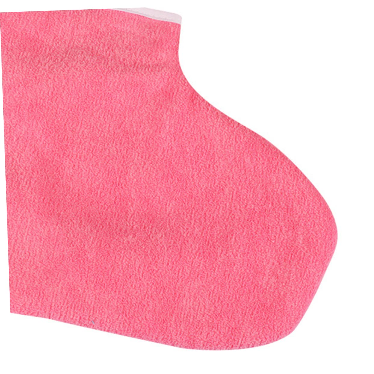 minkissy 2 Pairs Foot Paraffin Hand Mask Glove Foot Lotion Socks Feet Paraffin Reusable Moisturizing Socks Paraffin Wax Bath Paraffin Socks Paraffin Foot Spa Paraffin Bath Gloves Care Red