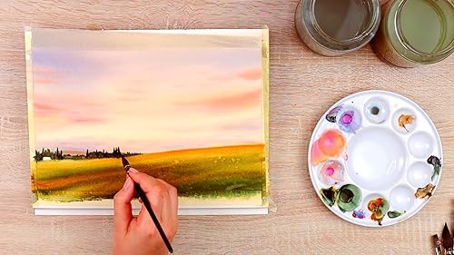 Miniatura 8 de Papel de acuarela 117 x 83 pulgadas A4 papel de dibujo de medios mixtos libro de bocetos de acuarela de prensa caliente papel vintage papel de arte