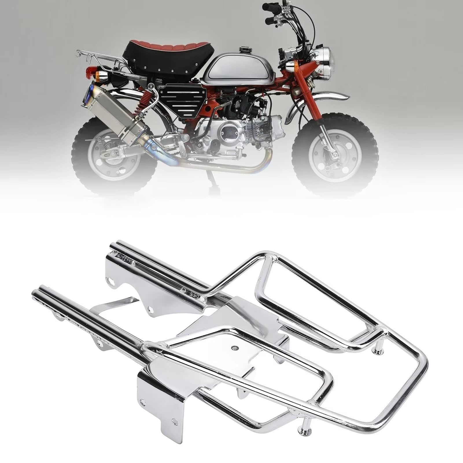 Para Monkey Para Z50 Para Z50J Para Skyteam Para Z50A Portaequipajes Trasero Acero Con Soldadura Sin Costuras Portaequipajes Moto