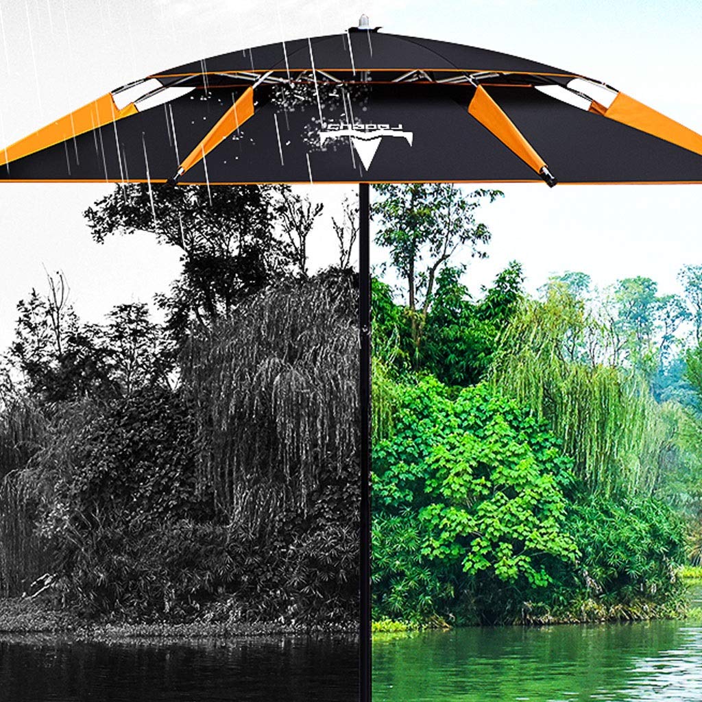 LNNW Tajwan Fishing/Fish Parasol/Big Fishingumbrolla / 2.4 M/Ground Plug/Gruby/Uniwersalny/Dwuosobowy/Rain/Słońce/Słońce/Parasol/Wędkarstwo/Ultra Light/Universal/Rain/Sun